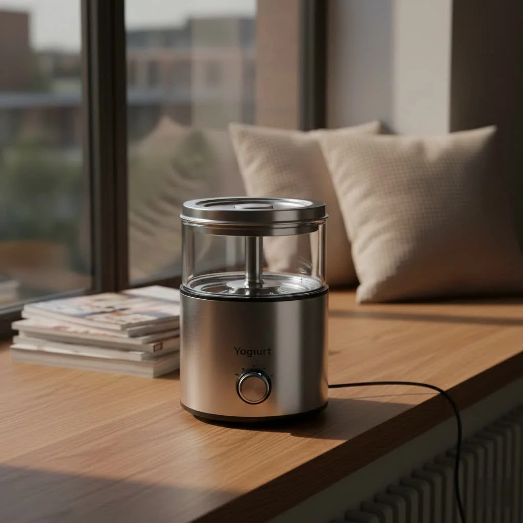 Yogurt maker with glass jars
